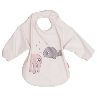 Bib (Beige, Multicolored) from Done by Deer