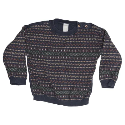Sweater (Blue, Multicolored) from H&M Baby Cotton