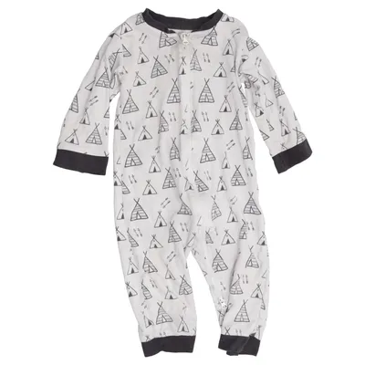 Barboteuse (Beige, Noir) de Bambu Baby Bambou, Coton