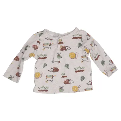Henley shirt (Beige, Meerkleurig) van LC Waikiki Katoen