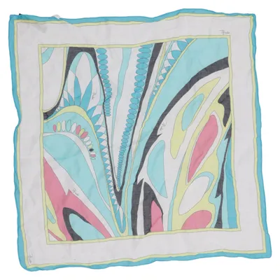 Zakdoek (Wit, Meerkleurig) van Emilio Pucci
