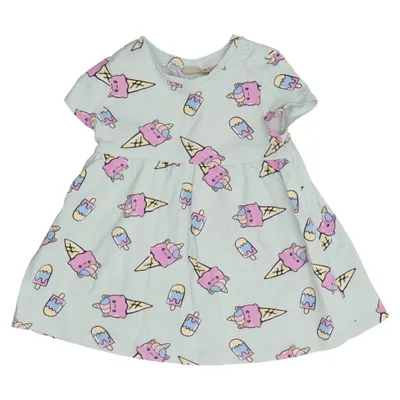 Dress (Green, Multicolored) from Sweetie Cotton