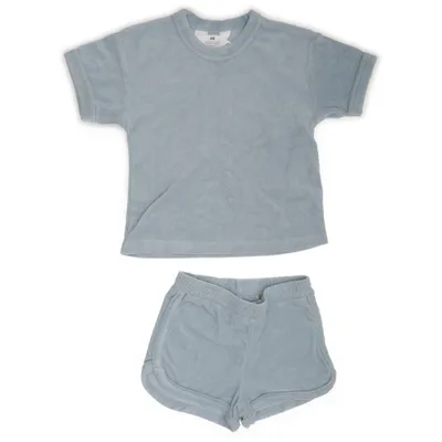 Sæt (Blå) fra H&M Bomuld, Polyester