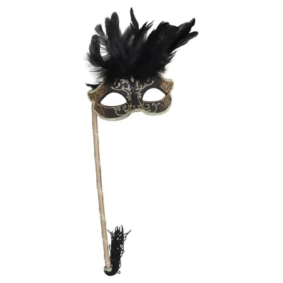 Masquerade mask (Black, Gold)