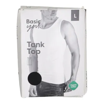 Maillot de corps (Noir) de Basic You Élasthane, Coton biologique