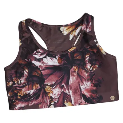 Sports-BH (Brun, Lilla, Gul) fra Athlecia Elastan, Genanvendt polyester
