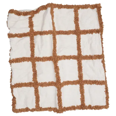 Coussin décoratif (Beige, Marron) de Ellos Home Coton