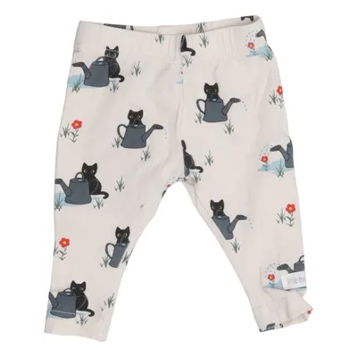 Leggings (Beige, Meerkleurig) van Little Me Katoen, Elastaan