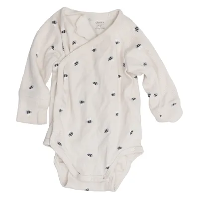 Body (Beige) de Lindex Newborn Coton, Élasthane