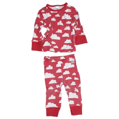 Pyjama (Rood, Wit) van Färg & Form Katoen
