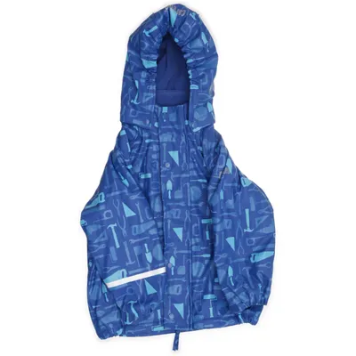 Rain jacket (Blue, Multicolored) from Caretec Polyester, Polyurethane