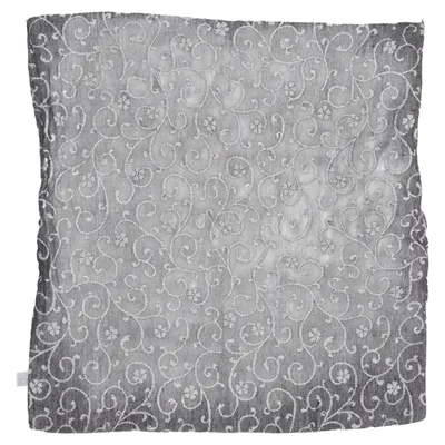 Housse de coussin (Gris, Blanc) de Himla Coton, Lin