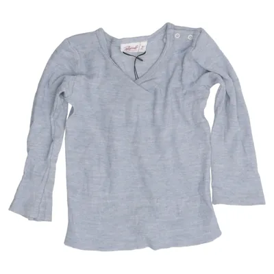 Romper (Blauw) van People Wear Organic Organisch katoen, Zijde, Wol