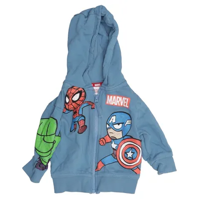 Hoodie (Blue, Multicolored) from Marvel Cotton