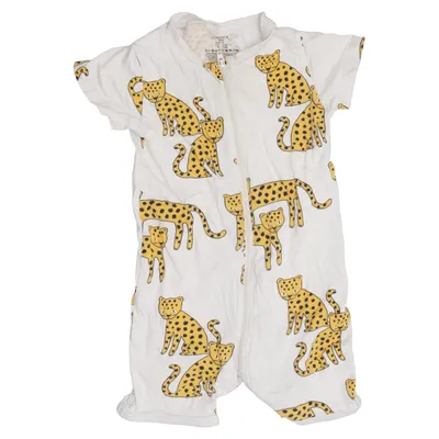 Barboteuse (Blanc, Jaune, Noir) de Lindex Baby Coton
