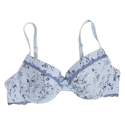 Bra (Blue) from Queentex Elastane, Polyamide, Polyester