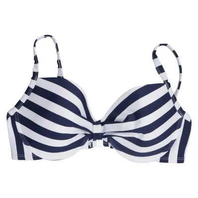 Bikini top (Blå, Hvid) fra Trofé Elastan, Polyamid