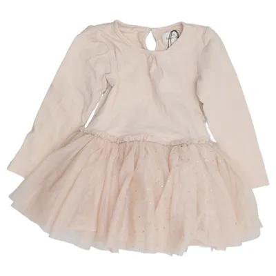 Kjole (Beige) fra Konges Sløjd Bomuld, Elastan, Polyester