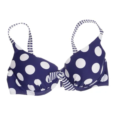 Haut de bikini (Bleu, Blanc) de Nickey Nobel Beachwear
