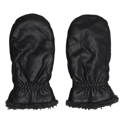 Leren wanten (Zwart) van Bluewear Leer, Polyester