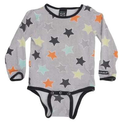 Body (Gris, Multicolore) de Villervalla Élasthane, Coton biologique