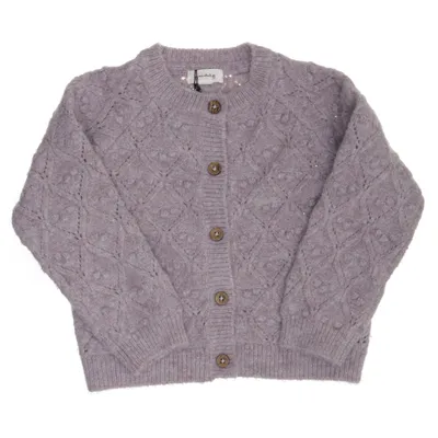 Cardigan (Lilla) fra Newbie by KappAhl Akryl, Elastan, Polyester, Uld