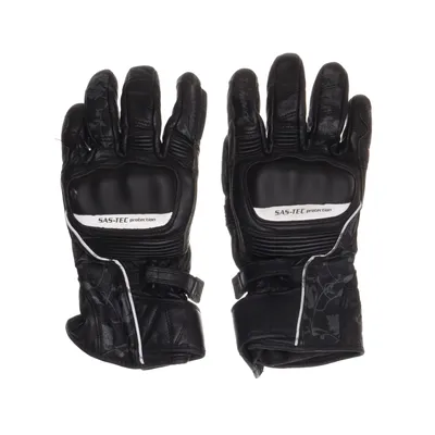 Motorcycle gloves (Black) from Sas-Tec