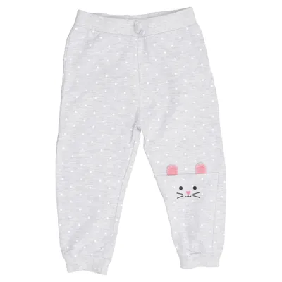 Joggingbroek (Grijs, Wit) van Pytteliten Katoen, Polyester