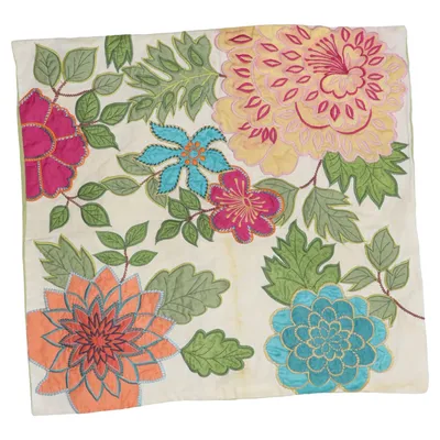 Cushion cover (Green, Multicolored) from Indiska Cotton, Polyester