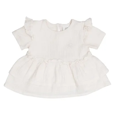 Jurk (Wit) van River Island Katoen, Elastaan