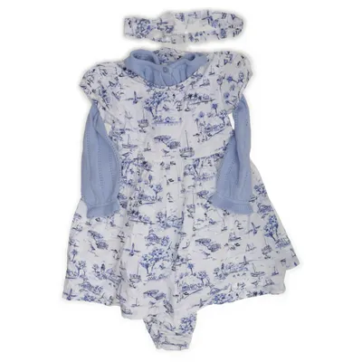 Sæt (Blå, Hvid) fra Next Baby Bomuld, Polyester