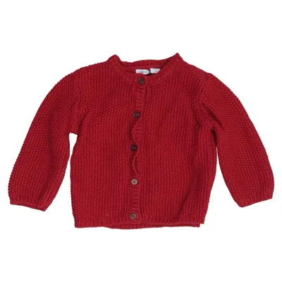 Cardigan (Rood) van Bout'chou Katoen, Wol