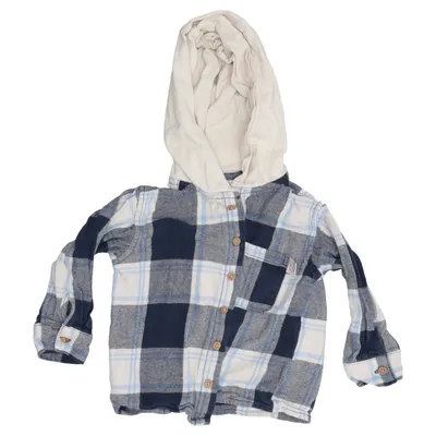 Hoodie (Blue, White) from So Cute Cotton, Elastane