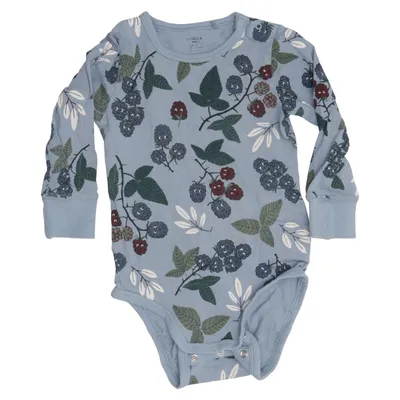 Body (Blå, Flerfarvet) fra Lindex Baby Bomuld, Elastan