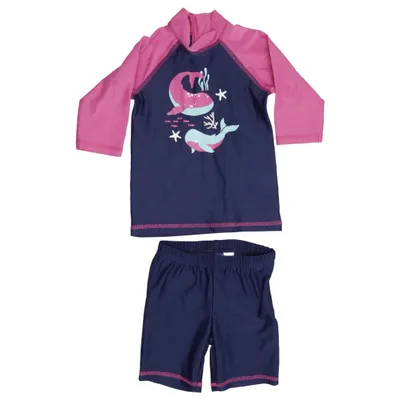 UV beschermende kleding (Blauw, Roze) van Lupilu Elastaan, Polyester
