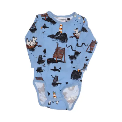 Romper (Blauw, Meerkleurig) van Moomin Katoen, Elastaan
