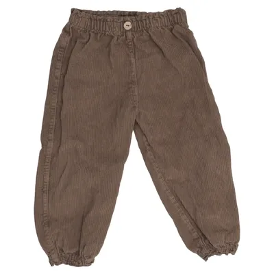 Pantalon en velours (Marron) de Play Up Coton biologique
