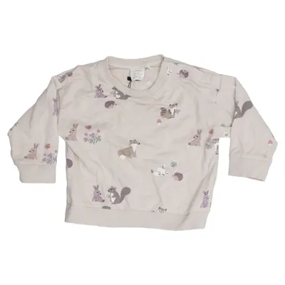 Sweatshirt (Beige) from Lindex Cotton