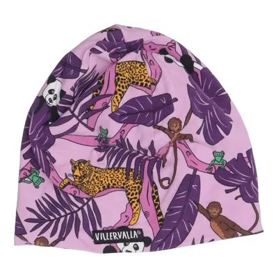 Bonnet (Rose, Multicolore) de Villervalla Élasthane, Coton biologique
