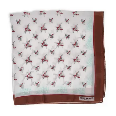 Scarf (Vit, Brun, Flerfärgad) från RR Polyester