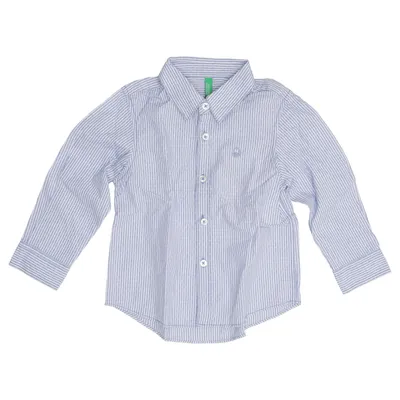 Chemise (Bleu, Blanc) de United Colors of Benetton Coton