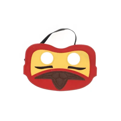 Maskeradmask (Röd, Gul, Brun)