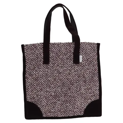 Handtasche (Lila, Schwarz, Beige) von Avenue Acetat, Alpakawolle, Angora, Polyamid, Viskose