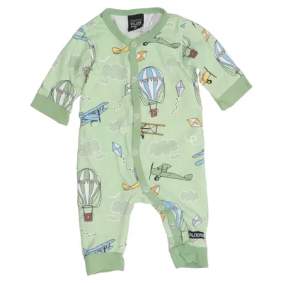 Rompers (Green, Multicolored) from Villervalla Elastane, Organic cotton