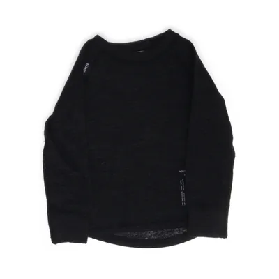 Base layer shirt (Black) from Merino Merino wool, Polyamide