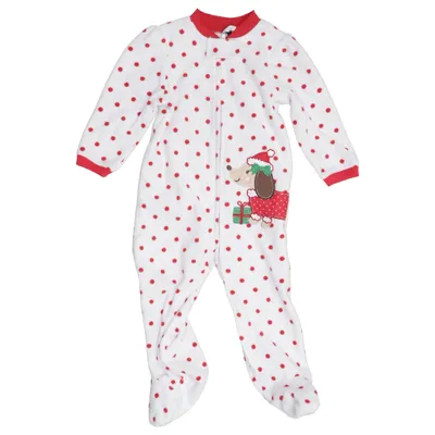 Rompertjes (Wit, Rood) van Little Me Polyester