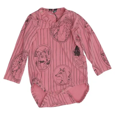 Body (Rosa) från Mini Rodini Elastan, Ekologisk bomull