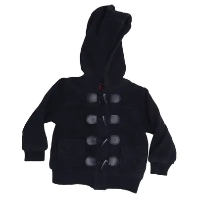 Duffle coat (Noir) de Little Rebel Coton, Polyester
