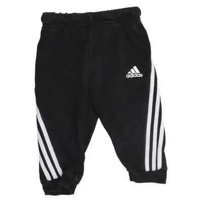 Pantalon de survêtement (Noir, Blanc) de Adidas Coton, Polyester recyclé