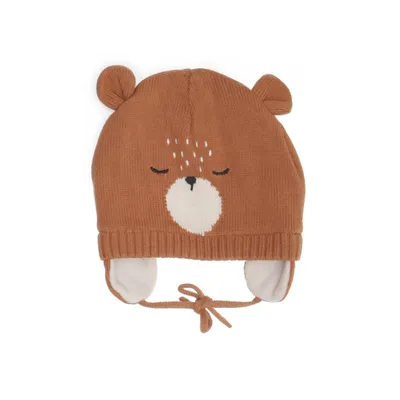 Bonnet (Marron, Blanc) de Newbie by KappAhl